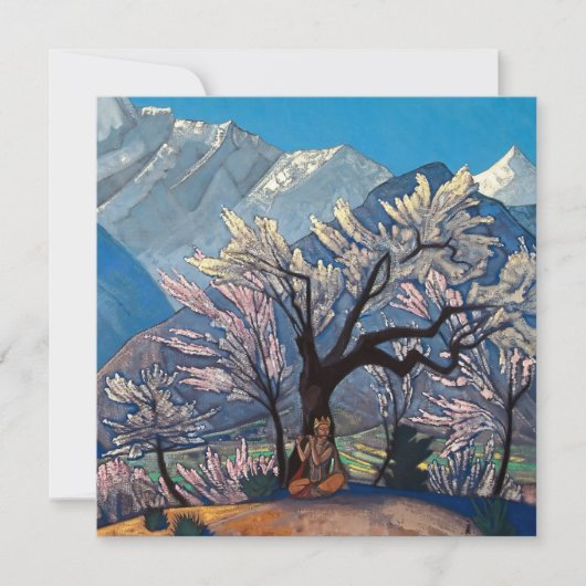 “Krishna - Spring in Kulu” by Nicholas Roerich 招待状 (正面)