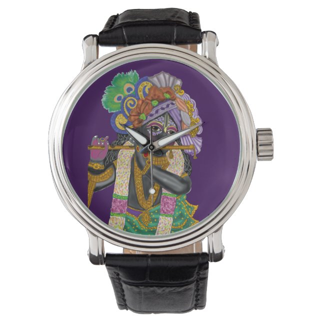 Krishna Wall Clock 腕時計 (正面)