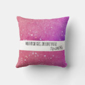 KrissyHuffmanの輝きの枕 クッション (裏面)