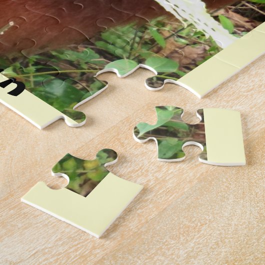 Kristaのオランウータンのボロネオの森林おもしろい ジグソーパズル (側面)