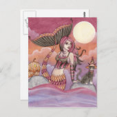 Krista – ハロウィンマーメイドポストカード ポストカード (正面/裏面)