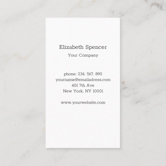 Kristall Sonne Sterne Business- Visitenkarte 名刺 (裏面)