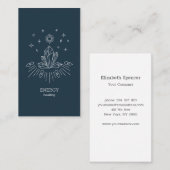 Kristall Sonne Sterne Business- Visitenkarte 名刺 (正面/裏面)