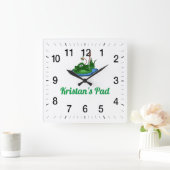 Kristan's Pad Square Wall Clock スクエア壁時計 (ホーム)