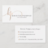 Kristen Pompeo 名刺 (正面/裏面)