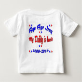 Kristieのカスタマイズ歓迎された家のお父さんのワイシャツ ベビーTシャツ (裏面)