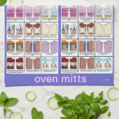 Kristie著台所タオルのオーブンのミットの芸術パターン キッチンタオル (折り畳み)