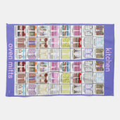 Kristie著台所タオルのオーブンのミットの芸術パターン キッチンタオル (横)