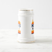 Kristie Mewisの100th帽子ステイン ビールジョッキ (中央)