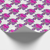 Kristie WrptnLuv™名前ラッピングペーパー- LUVYBZ® ラッピングペーパー (角)