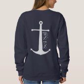 Kristin AnchorによるSet Sail スウェットシャツ (裏面)