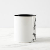 Kristin Bauer著"アレキサンダーSkarsgard" ツートーンマグカップ (中央)