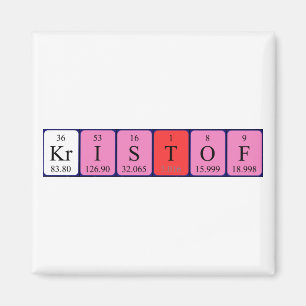 Kristof周期表名磁石 マグネット