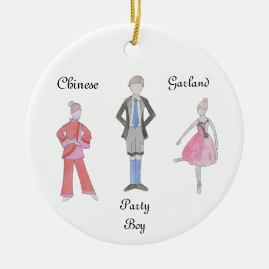 Kristy Lのカスタムくるみ割りオーナメント(2020) セラミックオーナメント (正面)