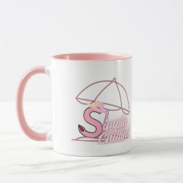 Kriyas Collectionによる" Simply Chillin " (ピンク) マグカップ