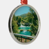 Krka National Park, Dalmatia, Croatia メタルオーナメント (右)