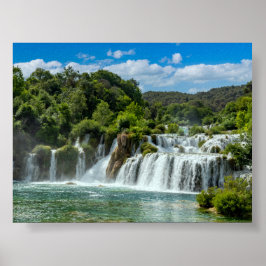 Krka waterfall ポスター