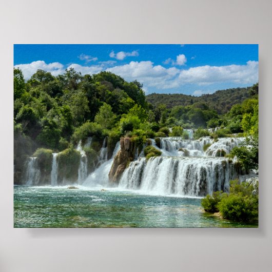 Krka waterfall ポスター (正面)