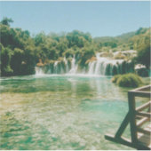 Krka Waterfalls -Krka National Park - Croatia シール (正面)