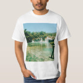 Krka Waterfalls -Krka National Park - Croatia Tシャツ (正面)