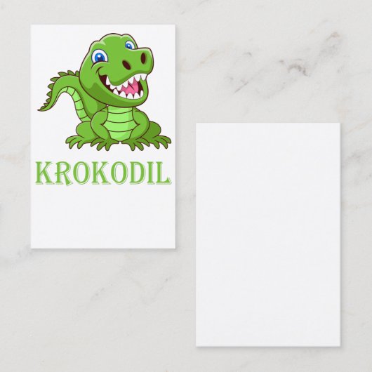 Krokodil 名刺 (正面/裏面)