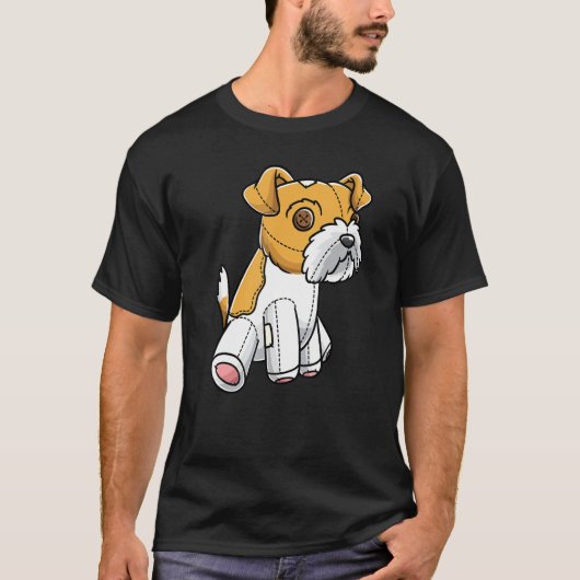 Kromfohrlander犬Kromiぬいぐるみ Tシャツ (正面)