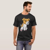 Kromfohrlander犬Kromiぬいぐるみ Tシャツ (正面フル)