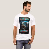 Kronosの上昇: Kraken Pliosaur対Megalodonのワイシャツ Tシャツ (正面フル)