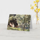 KroyerのLesのバラの誕生日 カード (黄色い花)