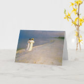 KroyerのSkagenのビーチの母の日 カード (黄色い花)