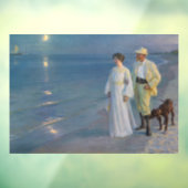 Kroyer – アーティストと彼の妻のビーチ ウィンドウサイン (シート3)