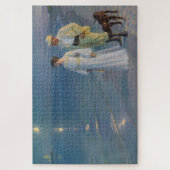 Kroyer – アーティストと彼の妻のビーチ ジグソーパズル (縦)