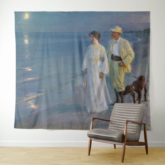 Kroyer – アーティストと彼の妻のビーチ タペストリー (インサイチュ(横))