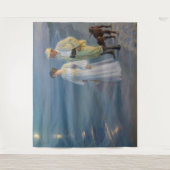 Kroyer – アーティストと彼の妻のビーチ タペストリー (正面)