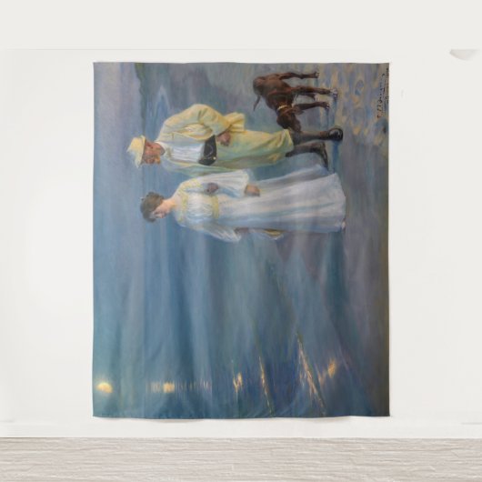 Kroyer – アーティストと彼の妻のビーチ タペストリー (正面)