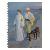Kroyer – アーティストと彼の妻のビーチ ノートブック (正面)