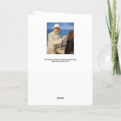 Kroyer – セルフポートレイトアットスケーゲンビーチ カード (裏面)