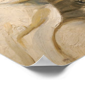 Kroyer – セルフポートレイトアットスケーゲンビーチ ポスター (角)