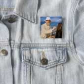 Kroyer – セルフポートレイトアットスケーゲンビーチ 缶バッジ (インサイチュ)