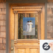 Kroyer – 夏の夕べオンSkagenビーチクローズアップ ウィンドウサイン (ホームデコレーション)