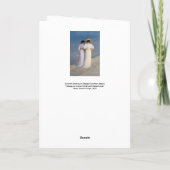 Kroyer – 夏の夕べオンSkagenビーチクローズアップ カード (裏面)