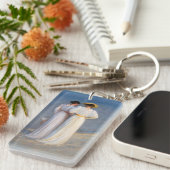 Kroyer – 夏の夕べオンSkagenビーチクローズアップ キーホルダー (正面右)