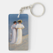 Kroyer – 夏の夕べオンSkagenビーチクローズアップ キーホルダー (裏面)