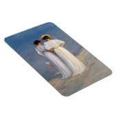 Kroyer – 夏の夕べオンSkagenビーチクローズアップ マグネット (右側)