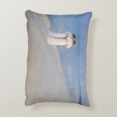 Kroyer – 夏の夕べオンSkagenビーチ アクセントクッション (裏面(縦))