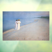 Kroyer – 夏の夕べオンSkagenビーチ ウィンドウサイン (シート3)