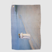 Kroyer – 夏の夕べオンSkagenビーチ ゴルフタオル (正面)