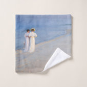 Kroyer – 夏の夕べオンSkagenビーチ バスタオルセット (ウォッシュタオル)