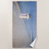 Kroyer – 夏の夕べオンSkagenビーチ ビーチタオル (正面)