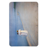 Kroyer – 夏の夕べオンSkagenビーチ マグネット (縦)